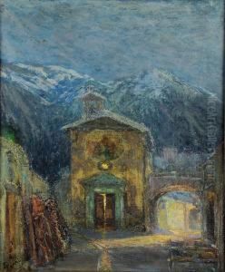 Notturno Della Chiesina Di Ormea by Andrea Figari