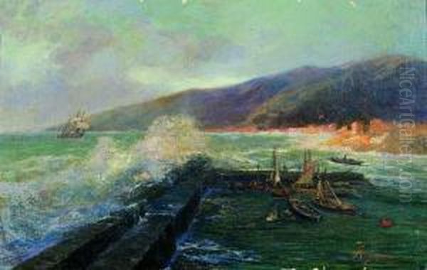 Mareggiata A Camogli - view 1