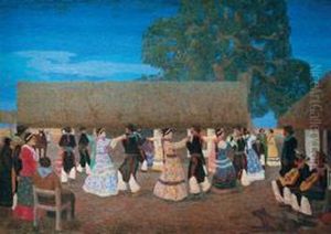 Fiesta En La Estancia by Juan Carlos Figari Castro