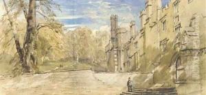The Terrace, Haddon Hall, Derbyshire by David Cox