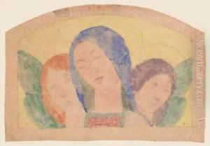 La Madonne Entre Deux Anges