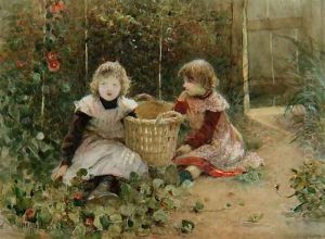 In the Walled Garden by Hector Caffieri