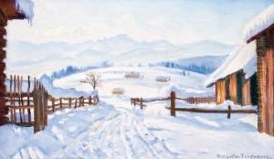 Zima Na Podhalu by Mieczyslaw Filipkiewicz