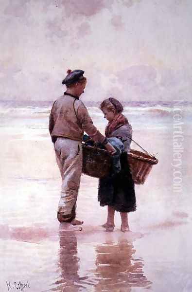 Breton Fisherchildren - view 1