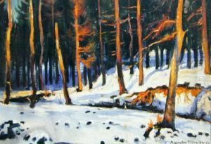 Las Zima by Mieczyslaw Filipkiewicz