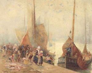 Unloading the Catch by Hector Caffieri