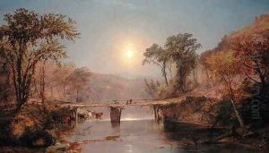 Indian Summer on the Delaware River, 1882 by Jasper Francis Cropsey