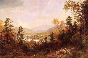 Autumn on the Hudson by Jasper Francis Cropsey