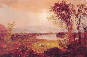 A Bend in the River by Jasper Francis Cropsey