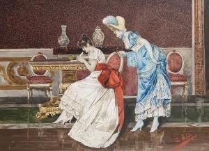 Composing A Love Letter by Giovanni Battista Filosa