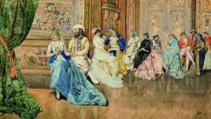 Serata Elegante Nel Palazzo Del Sultano by Giovanni Battista Filosa