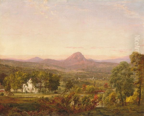 Autumn Landscape, Sugar Loaf Mountain, Orange County, New York - view 1