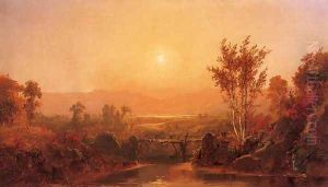 Autumn Light on the Ramapo River by Jasper Francis Cropsey