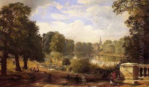 The Serptentine, Hyde Park, London by Jasper Francis Cropsey