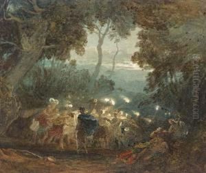 The Dell Of Comus by Francis Oliver Finch
