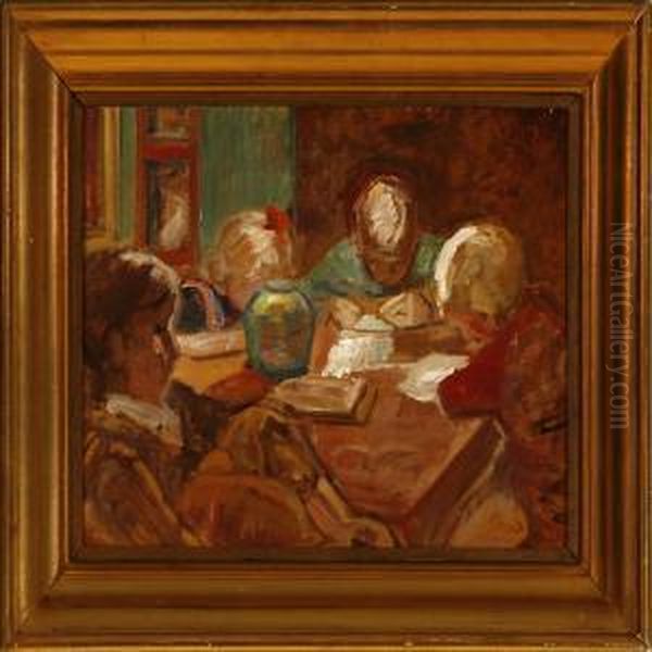Reading Children - view 1