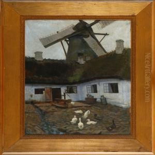 A Farm With Windmill - view 1