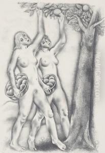 Obstpfluckerinnen by Michel Fingesten