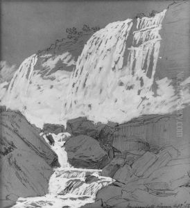 American Falls, Niagara by Jasper Francis Cropsey