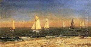 A Study at Long Beach by Jasper Francis Cropsey