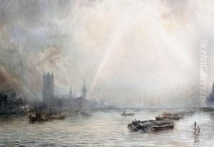 The Searchlights Find A Zeppelin