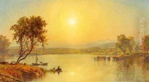 On the Susquahana River by Jasper Francis Cropsey