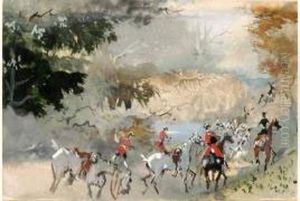 Jules. "la Chasse Du Cerf" by Jules, Baron Finot