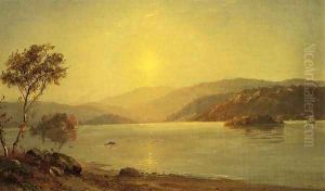 Autumn by the Lake I by Jasper Francis Cropsey
