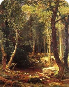 Pool in the Woods by Jasper Francis Cropsey