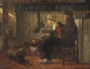 Preparing Dinner by Walther Firle