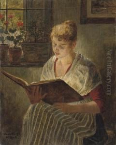 Reading By The Window by Walther Firle