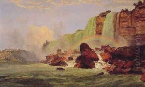 Niagara Falls with a View of Clifton House by Jasper Francis Cropsey