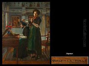 Musikstube Im Hause Des Kunstlers by Walther Firle