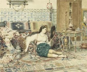 La
Belle Orientale by Marie-Francois-Firmin Girard