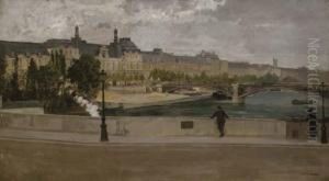 Vue Du Louvre Du Pont Royal