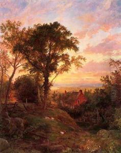 The Old Home by Jasper Francis Cropsey