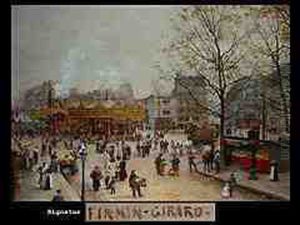 Fruhlingsfest Auf Dem Place Pigalle, Paris by Marie-Francois-Firmin Girard