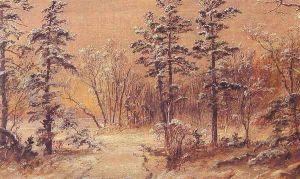 Winter Woodland by Jasper Francis Cropsey