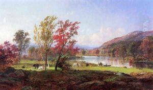 On the Saw Mill River by Jasper Francis Cropsey