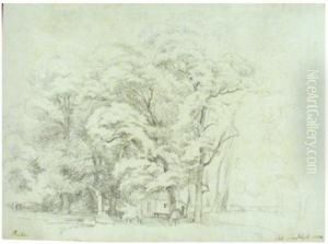 Attribuito/attributed Scena Nel Prater Di Vienna by Johann Heinrich Fischbach