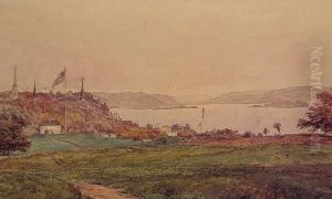 Looking North on the Hudson by Jasper Francis Cropsey
