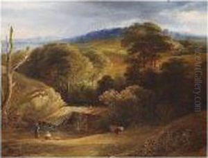 Landscape, Falsely by Johann Heinrich Fischbach