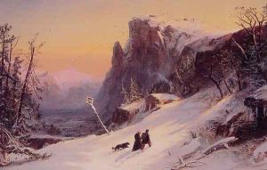 Winter in Switzerland by Jasper Francis Cropsey