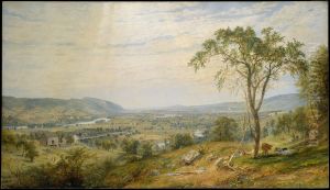 The Valley of Wyoming by Jasper Francis Cropsey