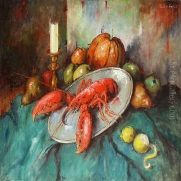 Still Life With Fruits And Lobster - view 1