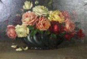 Floral Still Life by Carl Holger Fischer