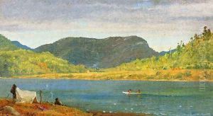 Greenwood Lake II by Jasper Francis Cropsey
