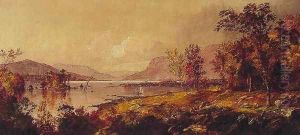 Greenwood Lake, New Jersey, in September by Jasper Francis Cropsey