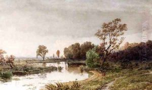 Hackensack Meadows in the Autumn by Jasper Francis Cropsey
