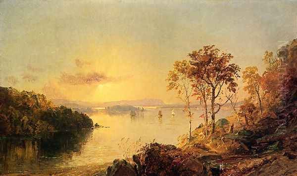 Figures on the Hudson River - view 1